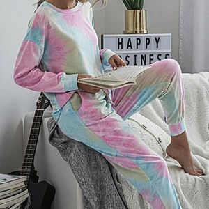 Romantichut Tie Dye Jogger Sweat Suit Medium